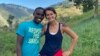 In this undated photo provided by El Roi Haiti, Alix Dorsainvil, right, poses with her husband, Sandro Dorsainvil. Alix Dorsainvil, a nurse for El Roi Haiti, and her daughter were kidnapped on July 27, the organization said.