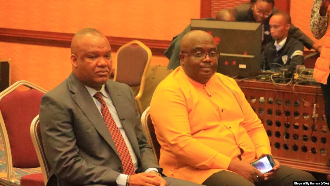 Corneille Nangaa ukuriye urunani Alliance Fleuve Congo na Bertrand Bisiimwa ukuriye umuhari w'abarwanyi ba M23