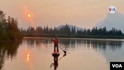 Los lagos Vermilion se encuentra a tan solo cinco minutos de la ciudad de Bannf, dentro del Parque Nacional Banff. [Foto: Karen Sánchez, VOA]