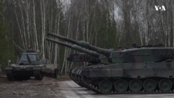 Украински војници од првите борбени линии избрани да тренираат со тенковите „леопард“