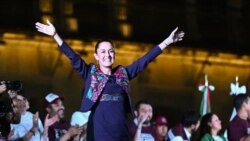 မက္ကဆီကိုနိုင်ငံရဲ့ ပထမဆုံးရွေးကောက်ခံ အမျိုးသမီးသမ္မတ နိုင်ငံတကာကြိုဆို
