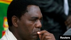 Rais wa Zambia Hakainde Hichilema. Picha na Reuters 