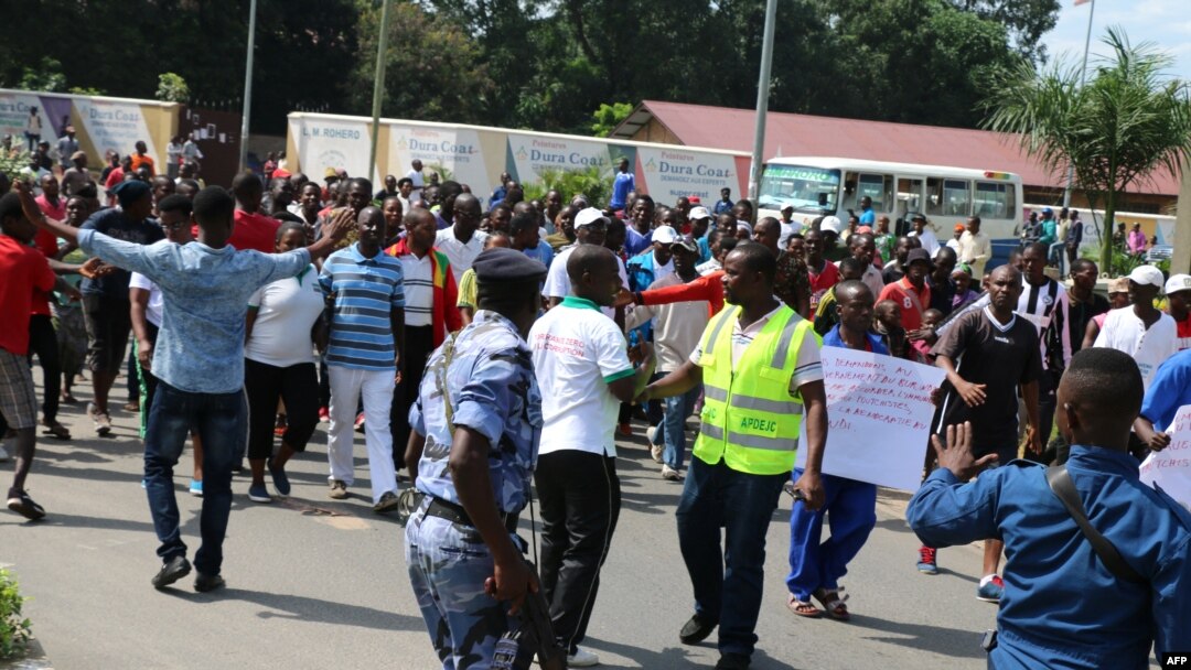 Abari mu myiyerekano mu Burundi