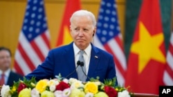 ဗီယက်နမ်နိုင်ငံကို ချစ်ကြည်ရေးခရီးရောက်နေတဲ့ အမေရိကန်သမ္မတ Joe Biden (စက်တင်ဘာ ၁၀၊ ၂၀၂၃)