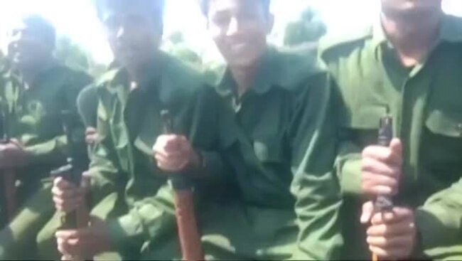 Video Shows Rohingya Forcibly Recruited Into Myanmar Military 