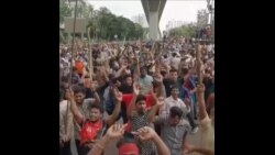 孟加拉国抗议者庆祝总理哈西娜下台