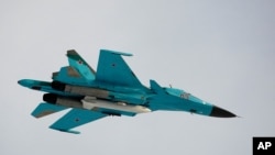 资料照: 俄罗斯苏-34战斗机(摄于2009年3月28日)