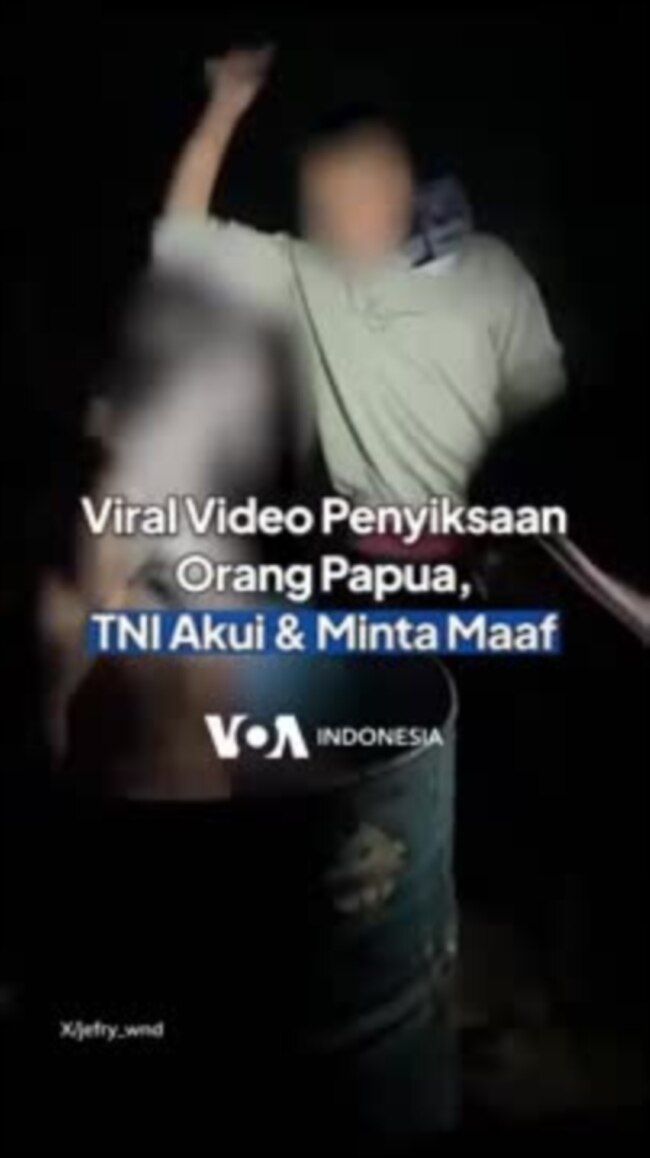 Viral Video Penyiksaan Orang Papua, TNI Akui & Minta Maaf