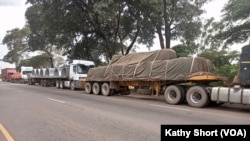 Angry truck drivers call for customs to speed up clearances at the border after a meeting this month among officials from the Democratic Republic of Congo and Zambia.