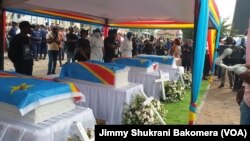 Gushyingura abahitanywe n'ibisasu mu nkambi ya Mugunga