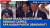 Laporan VOA untuk MetroTV: Trump Bakal Pidato Resmi sebagai Capres, Apa Kabar Partai Demokrat?