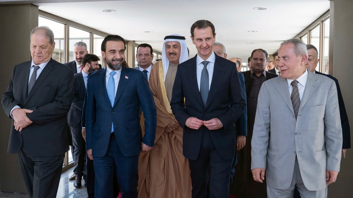 Syria's Assad Meets Senior Arab Lawmakers in Damascus