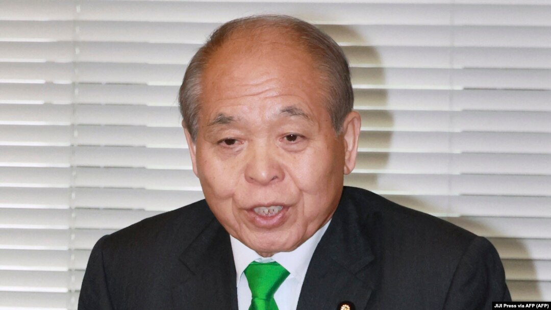 Anggota parlemen Jepang Muneo Suzuki. Tokyo pada 3 Oktober 2023 mengutuk kunjungan mendadak Suzuki ke Moskow yang bertemu dengan wakil menteri luar negeri Rusia. (Foto: JIJI Press via AFP)
