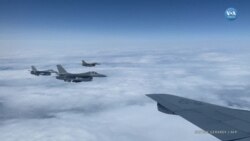 NATO tatbikatında F-15'ler havada yakıt ikmali yaptı 