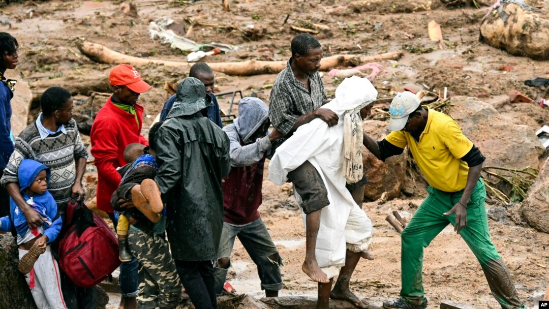Umuntu yakomeretse ariko arafashwa ku murwa mukuru Blantyre, muri Malawi, kw'itariki ya 13/03/2023