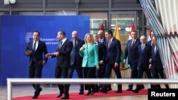 Лидеры Евросоюза на совместной встрече (архивное фото).