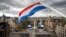 People gather as the Netherlands holds its annual World War II remembrance ceremony in Amsterdam, Netherlands, May 4, 2024. (Remko De Waal/Pool via Reuters)