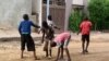 Kids playing around in Nara, Mali