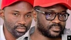 Les opposants Oumar Sylla et Mamadou Billo Bah, militants du Front national pour la défense de la Constitution (FNDC), ont disparu le 9 juillet en Guinée. (Photo Facebook d'un sympathisant du FNDC)