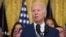 FILE - Presiden AS Joe Biden pada peringatan 12 tahun Deferred Action for Childhood Arrivals (DACA) di Gedung Putih di Washington, DC, 18 Juni 2024. (Drew ANGERER / AFP)