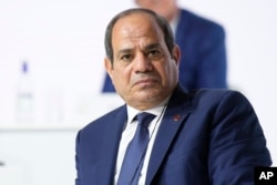 FILE - Egyptian President Abdel Fattah el-Sissi, shown in Paris on June 23, 2023.