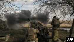 Ukrajinski vojnici u blizini Bakhmuta, 5. mart 2023.