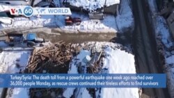 VOA60 World - Turkey-Syria quake death toll rises to over 36,000