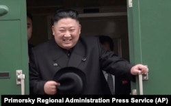 North Korean leader Kim Jong Un -NORTH KOREA - train