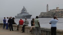 Una flotilla marina de Rusia está en las costas de Cuba para realizar maniobras
conjuntas.
