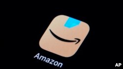 Logoja e aplikacionit të blerjeve Amazon