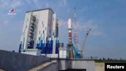 สถานีปล่อยยานอวกาศของ Roscosmos ซึ่งเป็นหน่วยงานด้านกิจการอวกาศของรัสเซีย