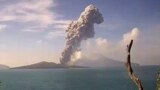 Image from video released by Indonesia's Center for Volcanology and Geological Disaster Mitigation Agency (PVMBG), Anak Krakatau volcano erupts, June 9, 2023, Sunda Strait, Indonesia.