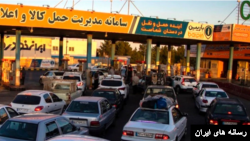 صف طولانی بنزین در ایران