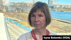 Ірина Довгань, українська активістка та волонтерка, яка бореться за права жінок, які пережили сексуальне насильство через російську агресію