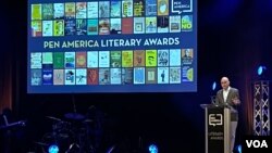 Айад Ахтар (Ayad Akhtar), президент PEN America, на вручении наград PEN America Literary Awards, 2 марта 2023