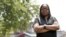 Philadelphia school district teacher Rhonda Hicks poses for a portrait at her home in Philadelphia, Thursday, July 20, 2023. 