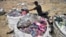 FILE - This file photo taken on June 5, 2020 shows a garbage collector gathering recyclable plastic at the Ban Tarn landfill site in the northern Thai province of Chiang Mai. 