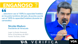Presidente de Venezuela habla sobre el turismo en los carnavales 2023.