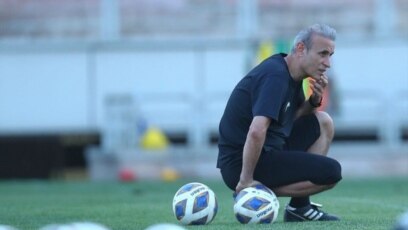 یحیی گل محمدی سرمربی پرسپولیس تهران 