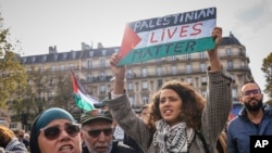 Protesta pro-palestineze në Paris