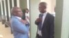 Jacob Ngarivhume and his attorney, Professor Lovemore Madhuku
