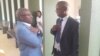 Jacob Ngarivhume and his attorney, Professor Lovemore Madhuku