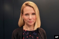 FILE - Former Google executive Marissa Mayer poses for a photo on Wednesday, March 27, 2024 in Menlo Park, Calif. Mayer helped design Gmail and other company products before later becoming Yahoo's CEO. (AP Photo/Mike Liedtke)
