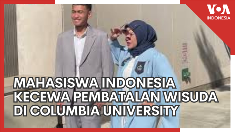 Mahasiswa Indonesia Tanggapi Kecewa Pembatalan Wisuda Utama di Columbia University New York