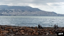 Vue sur les "Sablettes", une station de loisirs à Alger.