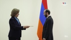 ՀՀ ԱԳ նախարար Արարատ Միրզոյանն ընդունել է ՀՀ-ում ԱՄՆ նորանշանակ դեսպան Քրիստինա Քվինին՝ հավատարմագրերի պատճենը հանձնելու կապակցությամբ