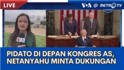 Laporan VOA untuk Metro TV: Pidato di Depan Kongres AS, Netanyahu Minta Dukungan