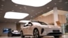 资料照片：德国柏林一个中国蔚来汽车展厅里展示的NIO EP9型跑车。（2023年8月17日）