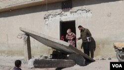 Kobane quake damage