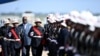 FILE - President of the Democratic Republic of the Congo Felix Tshisekedi inspects a guard of honor upon his arrival for a state visit to Botswana at the Sir Seretse Khama International Airport in Gaborone on May 9, 2023. 